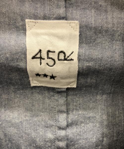 45R（フォーティファイブ・アール）45R (フォーティファイブ・アール) Cotton Linen Oxford Stretch Shirt Jacket グレー サイズ:3の古着・服飾アイテム
