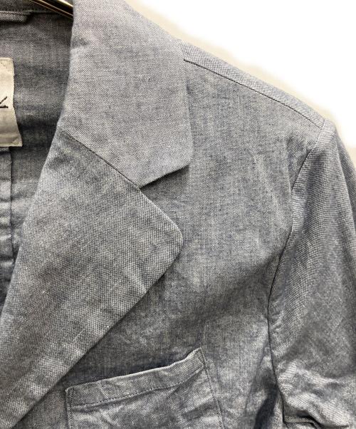 45R（フォーティファイブ・アール）45R (フォーティファイブ・アール) Cotton Linen Oxford Stretch Shirt Jacket グレー サイズ:3の古着・服飾アイテム