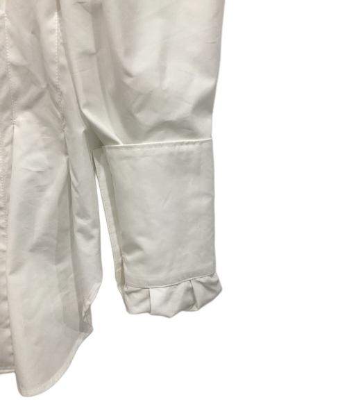 MIOSMOKEY（ミオズモーキー）MIOSMOKEY (ミオズモーキー) WORK WAIST DARTS ST：ブラウス ホワイト サイズ:38の古着・服飾アイテム