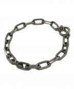 MARIHAマリハ）の古着「Silent Rain ブレスレット ロングレクタングルチェーン」｜シルバー