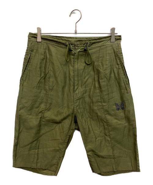 Needles（ニードルズ）Needles (ニードルズ) BEAMS (ビームス) 別注 ショーツ オリーブ サイズ:XSの古着・服飾アイテム