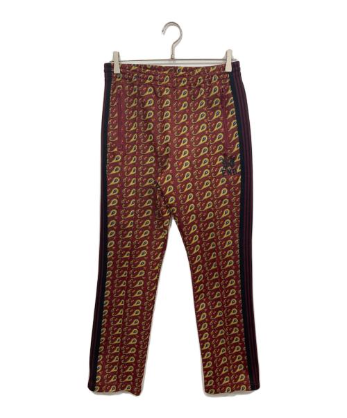 Needles（ニードルズ）Needles (ニードルズ) END (エンド) TRACK NARROW PANT PAISLEY レッド×イエロー サイズ:Sの古着・服飾アイテム