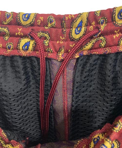 Needles（ニードルズ）Needles (ニードルズ) END (エンド) TRACK NARROW PANT PAISLEY レッド×イエロー サイズ:Sの古着・服飾アイテム