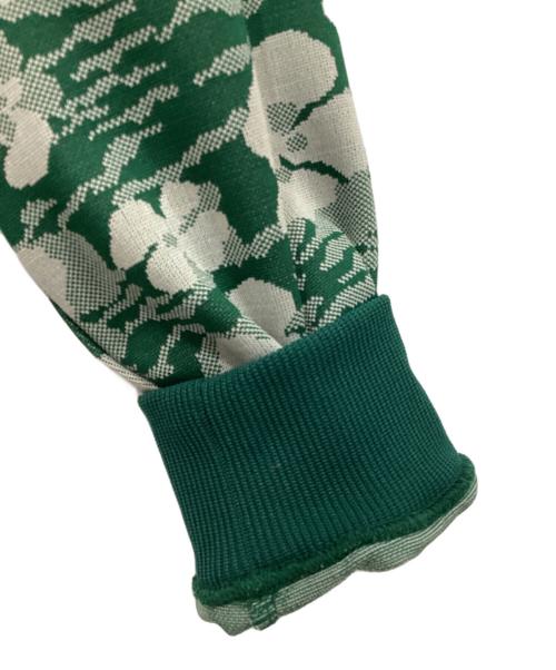 Needles（ニードルズ）Needles (ニードルズ) Track Jacket - Poly Jq グリーン×ホワイト サイズ:Sの古着・服飾アイテム