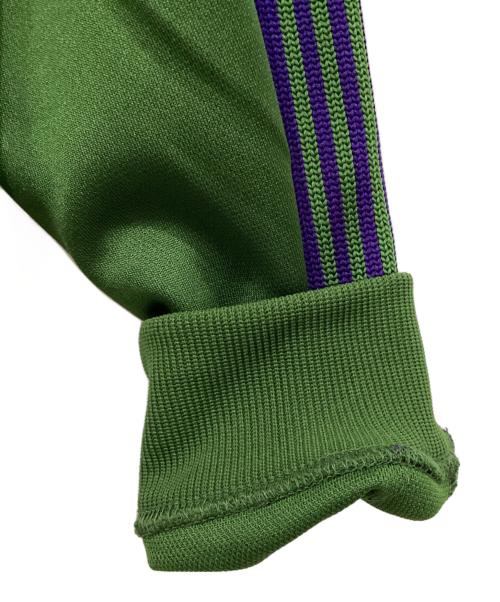 Needles（ニードルズ）Needles (ニードルズ) Track Jacket-Poly Smooth グリーン×パープル サイズ:Mの古着・服飾アイテム