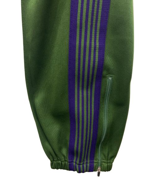 Needles（ニードルズ）Needles (ニードルズ) Zipped Track Pant グリーン×パープル サイズ:Mの古着・服飾アイテム