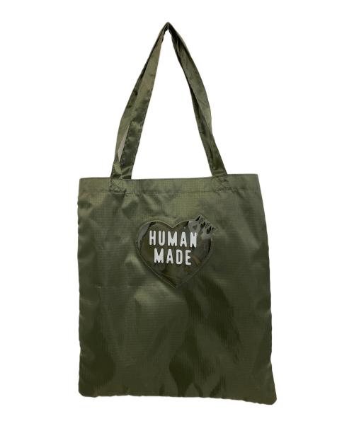 HUMAN MADE（ヒューマンメイド）HUMAN MADE (ヒューマンメイド) トートバッグ オリーブの古着・服飾アイテム