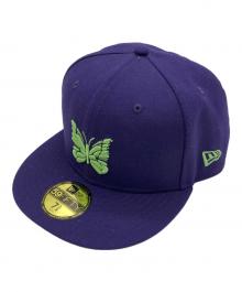 New Era×Needles（ニューエラ×ニードルズ）の古着「キャップ」｜パープル