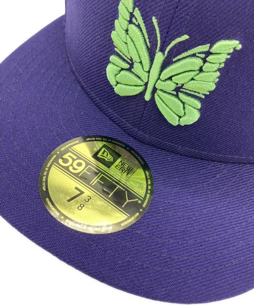 New Era（ニューエラ）New Era (ニューエラ) Needles (ニードルズ) キャップ パープルの古着・服飾アイテム