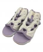 REEBOKリーボック）の古着「INSTAPUMP FURY SANDAL ZIP」｜パープル×ホワイト