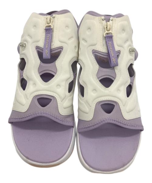 REEBOK（リーボック）REEBOK (リーボック) INSTAPUMP FURY SANDAL ZIP パープル×ホワイト サイズ:27の古着・服飾アイテム