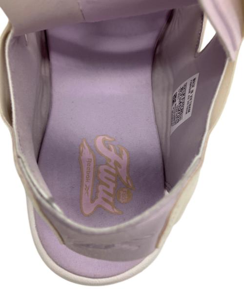 REEBOK（リーボック）REEBOK (リーボック) INSTAPUMP FURY SANDAL ZIP パープル×ホワイト サイズ:27の古着・服飾アイテム