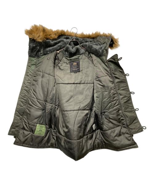 ALPHA INDUSTRIES（アルファインダストリーズ）ALPHA INDUSTRIES (アルファインダストリーズ) N-3Bタイプコート カーキ サイズ:Sの古着・服飾アイテム