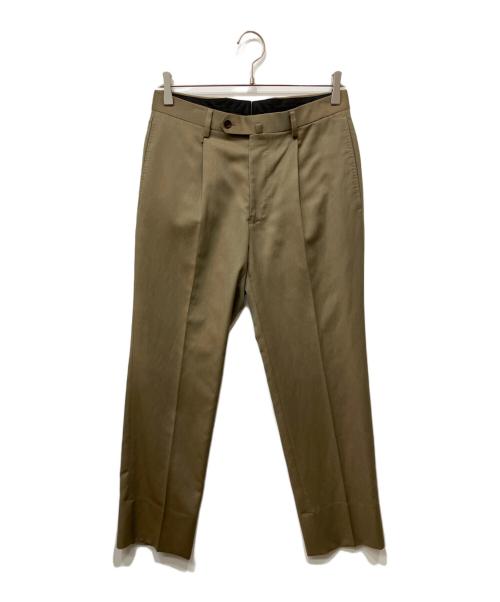 UNITED ARROWS（ユナイテッドアローズ）UNITED ARROWS (ユナイテッドアローズ) MARZOTTO/ソラーロ 1プリーツ パンツ ベージュ サイズ:44の古着・服飾アイテム