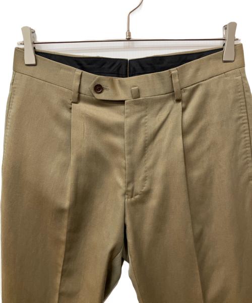 UNITED ARROWS（ユナイテッドアローズ）UNITED ARROWS (ユナイテッドアローズ) MARZOTTO/ソラーロ 1プリーツ パンツ ベージュ サイズ:44の古着・服飾アイテム
