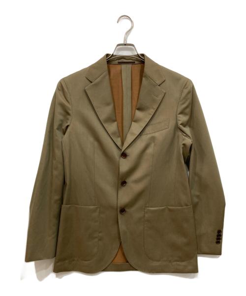 UNITED ARROWS（ユナイテッドアローズ）UNITED ARROWS (ユナイテッドアローズ) MARZOTTO/ソラーロ 3ボタンジャケット ベージュ サイズ:46の古着・服飾アイテム
