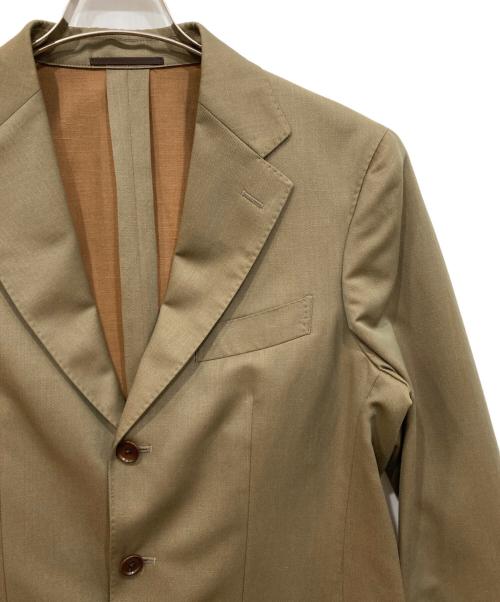 UNITED ARROWS（ユナイテッドアローズ）UNITED ARROWS (ユナイテッドアローズ) MARZOTTO/ソラーロ 3ボタンジャケット ベージュ サイズ:46の古着・服飾アイテム