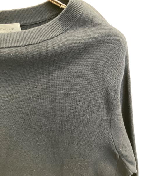 TOMORROW LAND tricot（トゥモローランド トリコ）TOMORROW LAND tricot (トゥモローランド トリコ) スビンコットン ニットバスクシャツ ネイビー サイズ:Мの古着・服飾アイテム