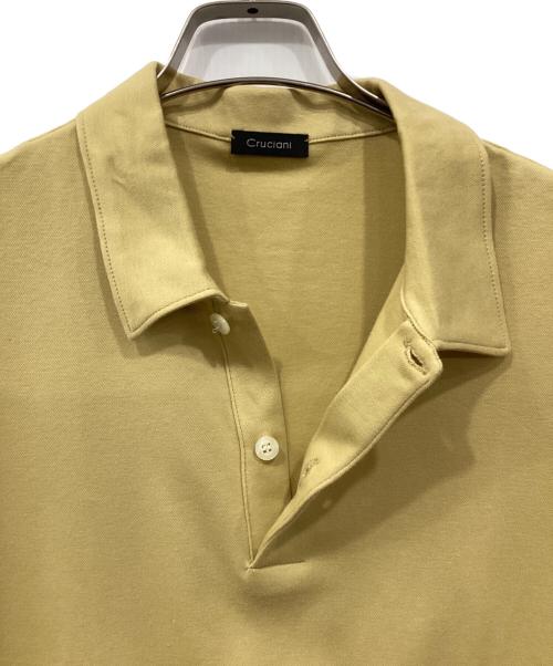 Cruciani（クルチアーニ）CRUCIANI (クルチアーニ) ポロシャツ イエロー サイズ:48の古着・服飾アイテム