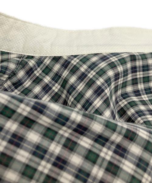 AKA Eddie Bauer（エーケーエーエディー・バウアー）AKA Eddie Bauer (エーケーエーエディー・バウアー) オーバーサイズチェックシャツ グリーン サイズ:XXXLの古着・服飾アイテム