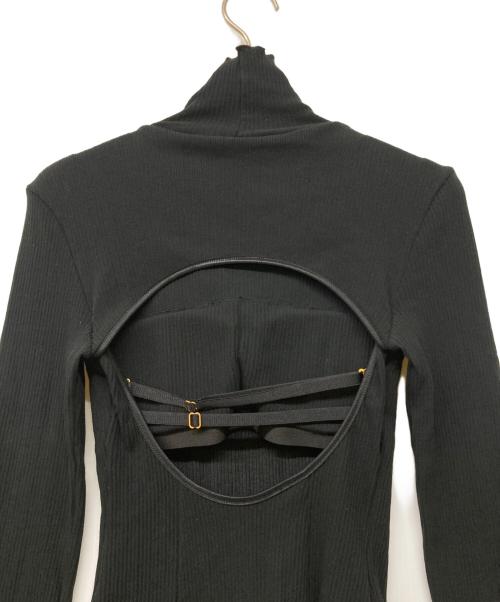 THINGS THAT MATTER（シングスザットマター）THINGS THAT MATTER (シングスザットマター) SKIN BREATHING OPEN BACK BODY SUIT ブラック サイズ:FREEの古着・服飾アイテム