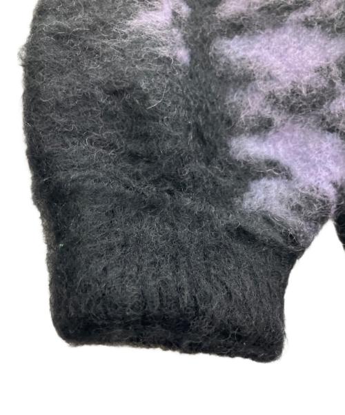 South2 West8（サウスツー ウエストエイト）South2 West8 (サウスツー ウエストエイト) Loose Fit Sweater ブラック×パープル サイズ:Lの古着・服飾アイテム