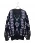 South2 West8 (サウスツー ウエストエイト) Loose Fit Sweater ブラック×パープル サイズ:L：13000円