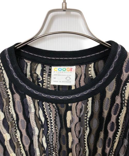 Coogi（クージー）Coogi (クージー) 3Dニット マルチカラー サイズ:Mの古着・服飾アイテム