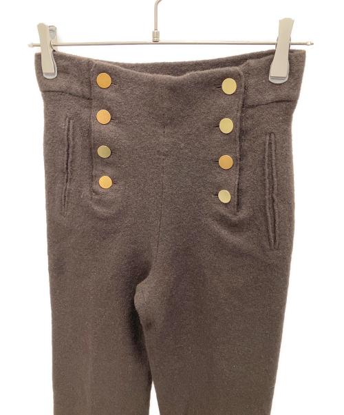 BEIGE（ベイジ）BEIGE (ベイジ) MILLAM ワイドパンツ ブラウン サイズ:SIZE 4の古着・服飾アイテム
