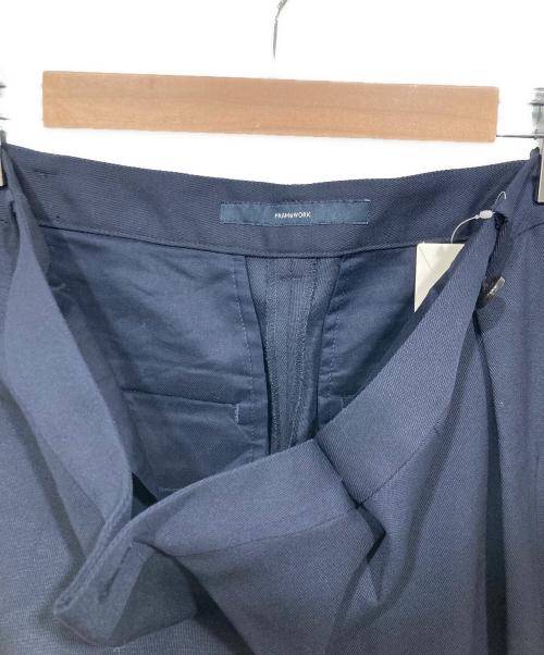 FRAMeWORK（フレームワーク）FRAMeWORK (フレームワーク) TWRカルゼラップパンツ ネイビー サイズ:38の古着・服飾アイテム