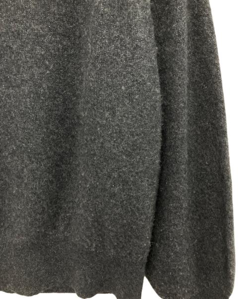 stola.（ストラ）stola. (ストラ) ラメミックスラクーン混ニットプルオーバー ブラック サイズ:SIZEFREEの古着・服飾アイテム