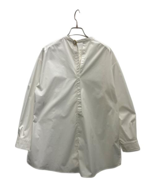 LOUNIE（ルーニー）LOUNIE (ルーニー) バンドカラービッグシャツ ホワイト サイズ:SIZE38の古着・服飾アイテム
