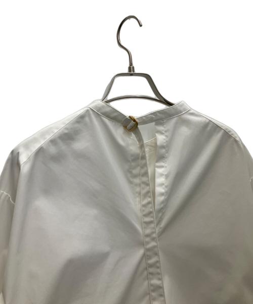 LOUNIE（ルーニー）LOUNIE (ルーニー) バンドカラービッグシャツ ホワイト サイズ:SIZE38の古着・服飾アイテム