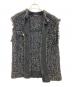 中古・古着 LOUNIE (ルーニー) ツイード風ニットジレ ブラック サイズ:SIZE FREE：7000円