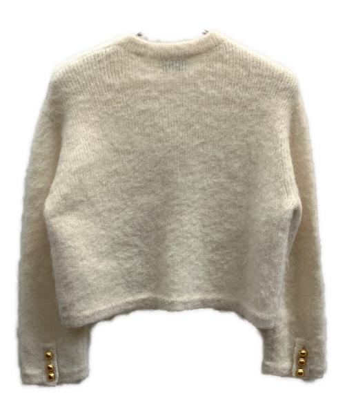 UNITED ARROWS（ユナイテッドアローズ）UNITED ARROWS (ユナイテッドアローズ) シャギー ジャケット カーディガン ホワイト サイズ:フリーの古着・服飾アイテム