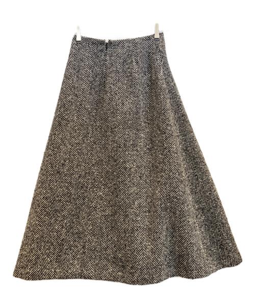 MUSE de Deuxieme Classe（ミューズ ドゥーズィエム クラス）MUSE de Deuxieme Classe (ミューズ ドゥーズィエム クラス) TWEED フレアスカート ブラック サイズ:SIZE 36の古着・服飾アイテム