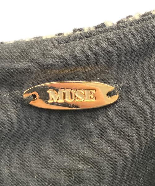 MUSE de Deuxieme Classe（ミューズ ドゥーズィエム クラス）MUSE de Deuxieme Classe (ミューズ ドゥーズィエム クラス) TWEED フレアスカート ブラック サイズ:SIZE 36の古着・服飾アイテム