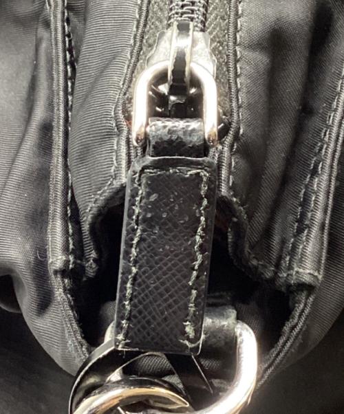 PRADA（プラダ）PRADA (プラダ) 2WAYナイロンショルダーバッグ ブラックの古着・服飾アイテム