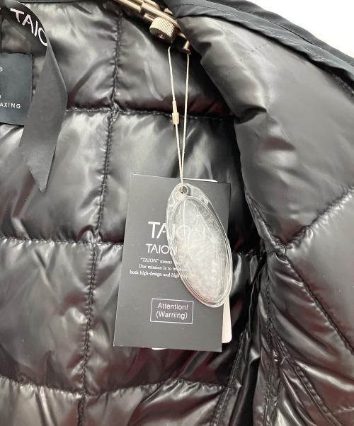 TAION（タイオン）TAION (タイオン) green label relaxing (グリーンレーベルリラクシング) ボタン ショート ダウンジャケット ブラック サイズ:FREE 未使用品の古着・服飾アイテム