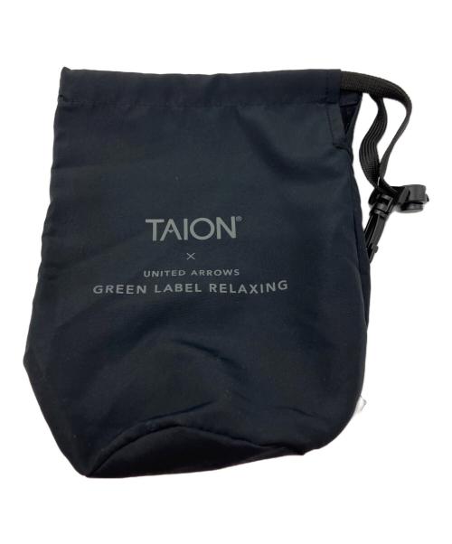 TAION（タイオン）TAION (タイオン) green label relaxing (グリーンレーベルリラクシング) ボタン ショート ダウンジャケット ブラック サイズ:FREE 未使用品の古着・服飾アイテム