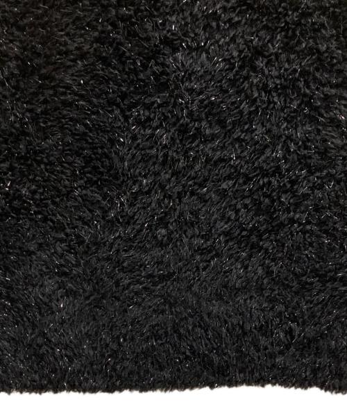 uncrave（アンクレイヴ）uncrave (アンクレイヴ) ヘアリー ラメ ニット スカート ブラック サイズ:2の古着・服飾アイテム