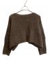 THE SHISHIKUI（シシクイ）の古着「アルパカニット羽織カーディガン」｜ブラウン