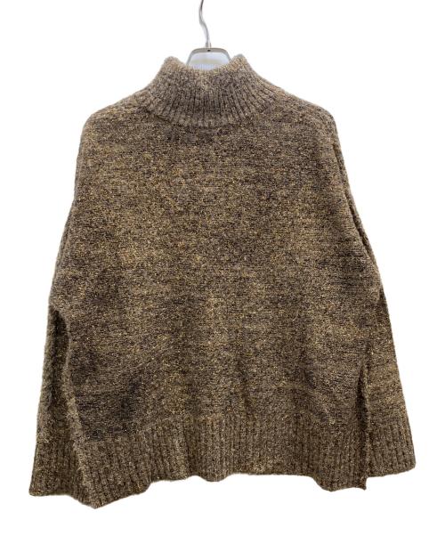 cygne（シーニュ）cygne (シーニュ) ラメショートニットプルオーバー ゴールド サイズ:フリーの古着・服飾アイテム