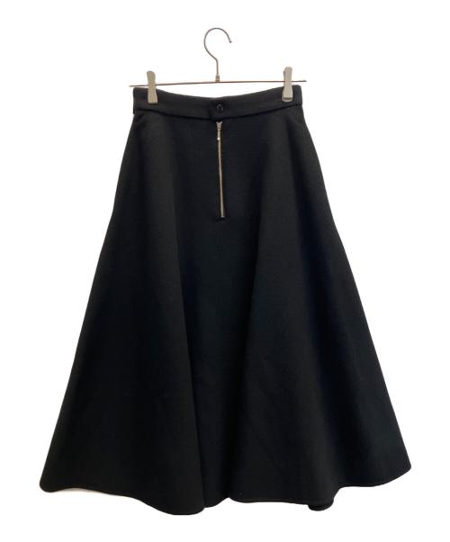 uncrave（アンクレイヴ3.）uncrave (アンクレイヴ) リバー フレア スカート ブラック サイズ:SIZE 1 未使用品の古着・服飾アイテム