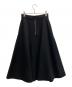 uncrave (アンクレイヴ) リバー フレア スカート ブラック サイズ:SIZE 1 未使用品：7000円