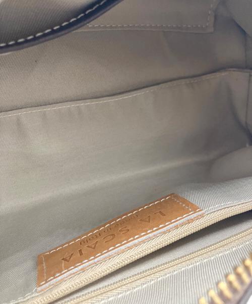 LA SCAIA（ラスカイア）LA SCAIA (ラスカイア) スクエアショルダーバッグ ブラウンの古着・服飾アイテム