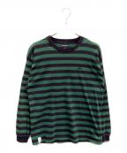 DESCENDANTディセンダント）の古着「VERN BORDER LS」｜グリーン