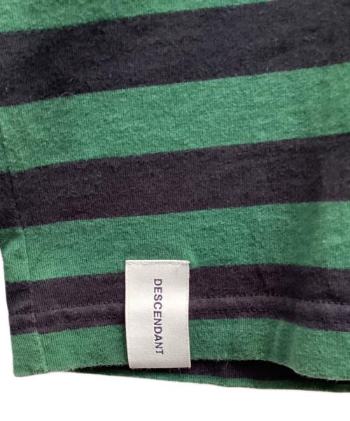 DESCENDANT（ディセンダント）DESCENDANT (ディセンダント) VERN BORDER LS グリーン サイズ:2の古着・服飾アイテム