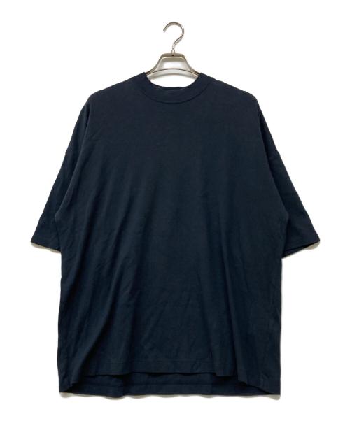 YOKE（ヨーク）YOKE (ヨーク) DROP SHOULDER HALF SLEEVE T-SHIRT ネイビー サイズ:3の古着・服飾アイテム