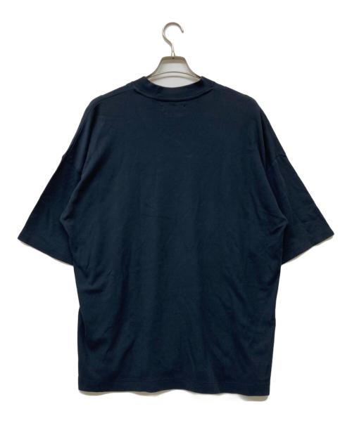 YOKE（ヨーク）YOKE (ヨーク) DROP SHOULDER HALF SLEEVE T-SHIRT ネイビー サイズ:3の古着・服飾アイテム